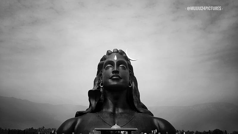 The Adiyogi Shiva Statue in India  Free Stock Photo