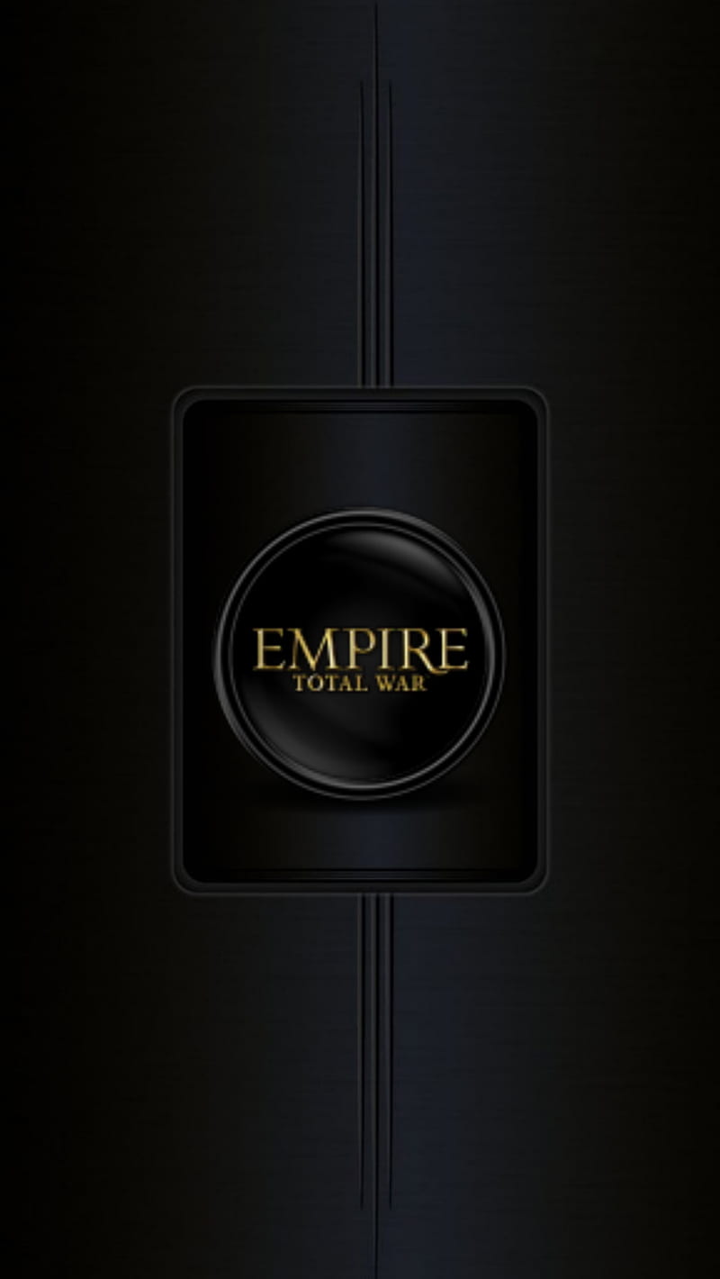 empire, abstract, black, game, logos, HD phone wallpaper