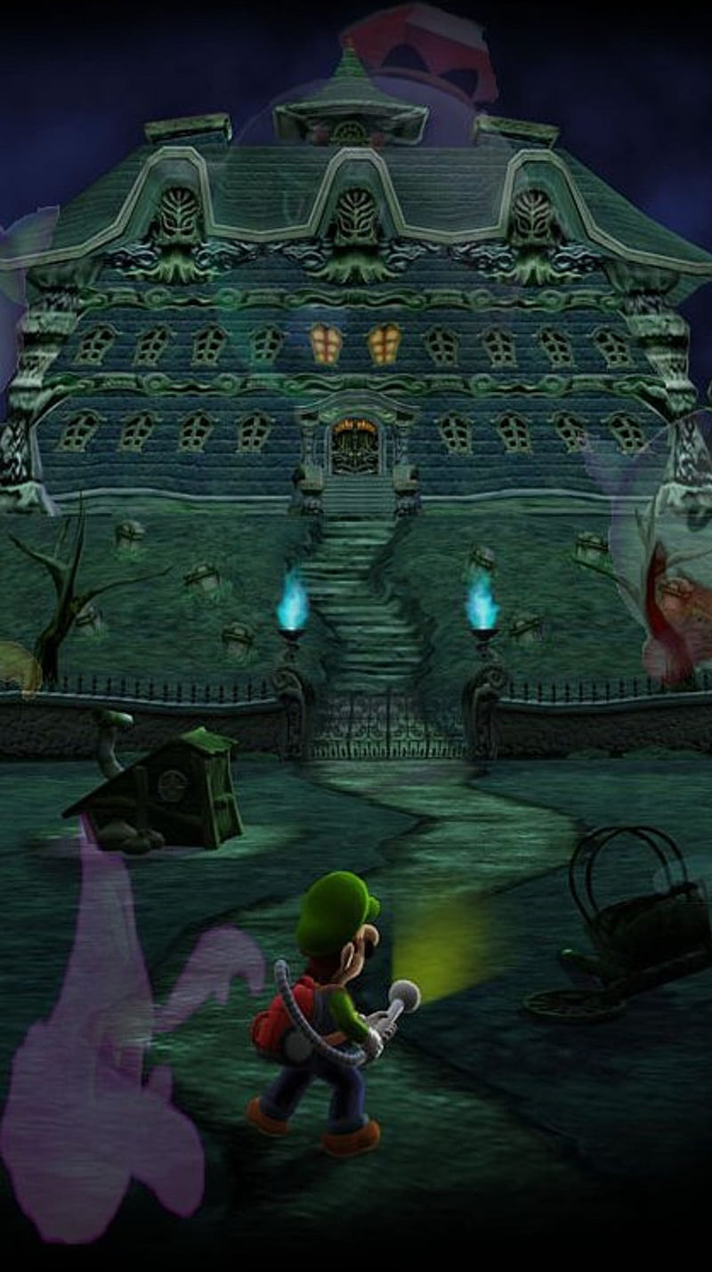 Luigis Mansion, luigis, mansion, HD phone wallpaper