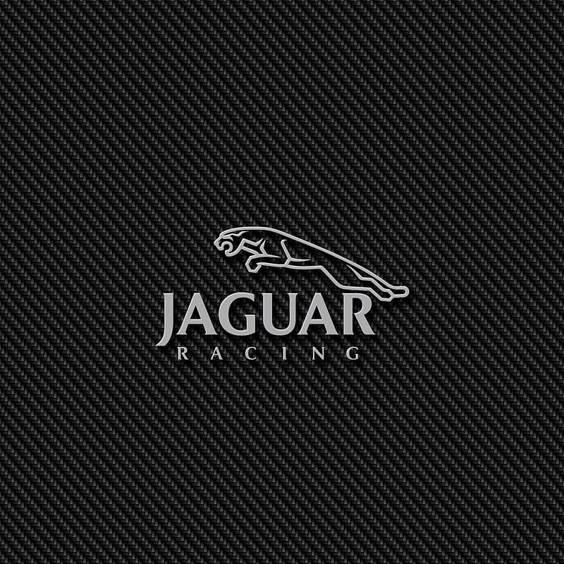 Jaguar Racing Carbon, badge, emblem, logo, HD phone wallpaper | Peakpx
