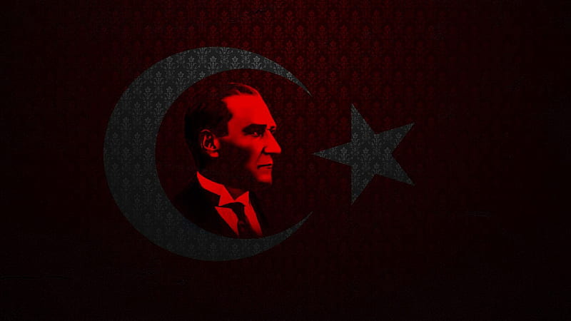 Ataturk, love, turk, turkce, turkiye, turkish, flags, flag, flag, HD wallpaper