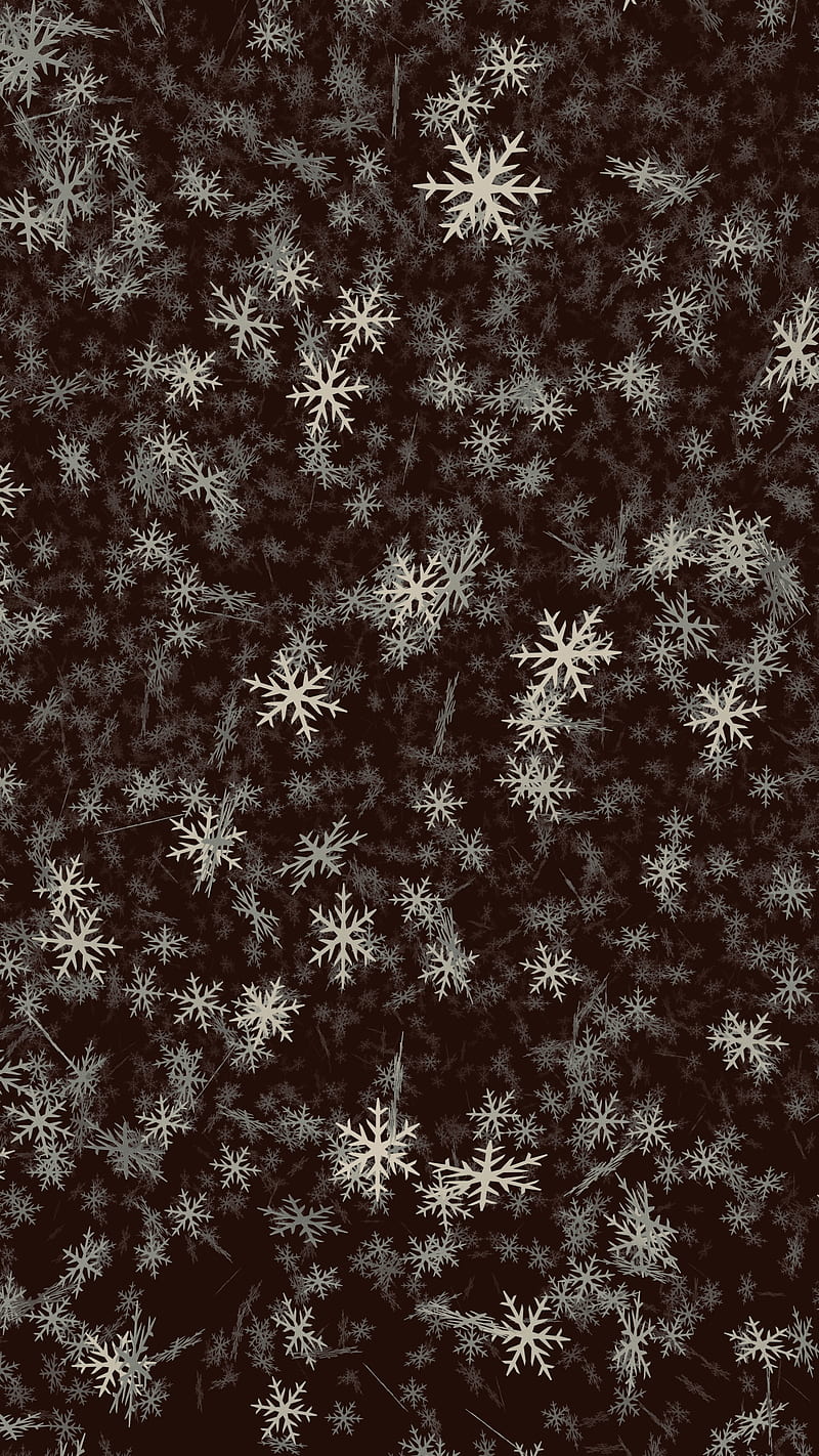 Snow, snowflakes, blizzard, christmas, 3d, blender, particles, winter, crystals, xmas, HD phone wallpaper