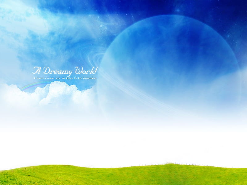 A Dreamy World - Digital Landscape manipulation 14, HD wallpaper