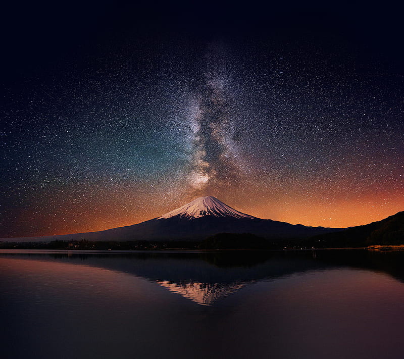 Volcano nature, HD wallpaper
