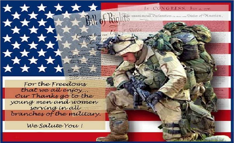 Veteran Prayer, soldier, dom, bill of rights, veteran, flag, HD wallpaper