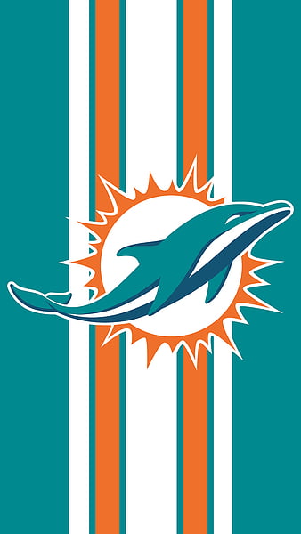 Miami Dolphins Logo In Orange Shades Background 4K HD Miami Dolphins  Wallpapers  HD Wallpapers  ID 85348