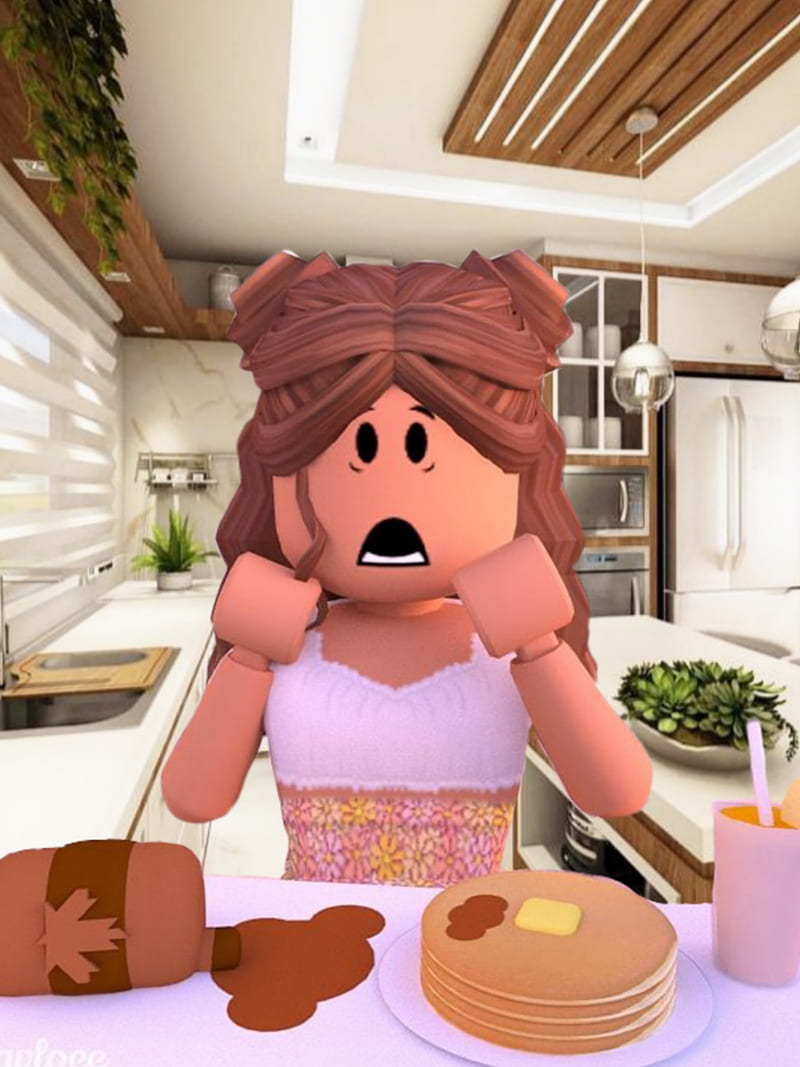 Download Cute Roblox Girl Tanned Skin Wallpaper