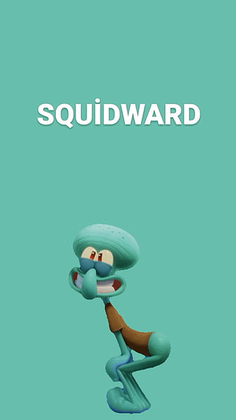 Sad Squidward, aesthetic, sad aesthetic, spongebob, HD phone