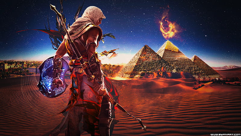 Assassin's Creed, Assassin's Creed Origins, Bayek Of Siwa, Egypt, HD wallpaper