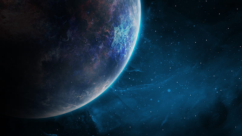 planet, outer space, stars, universe, Space, HD wallpaper