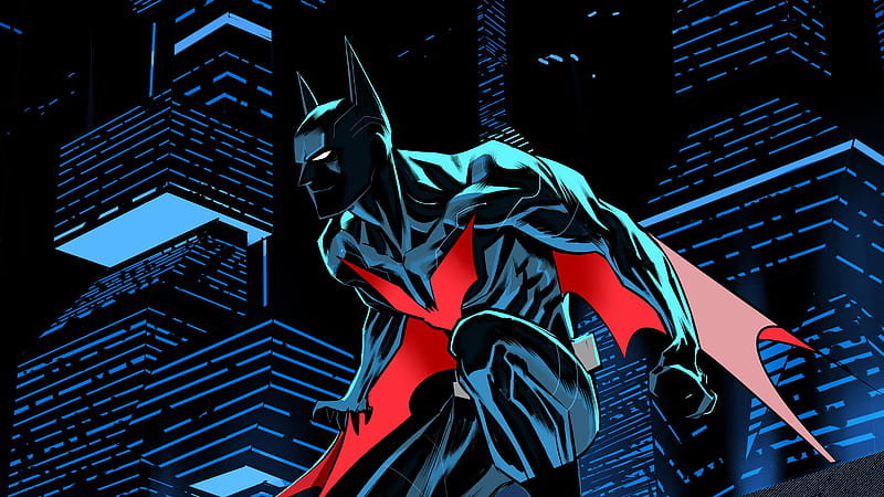 Batman Beyond, batman, superheroes, digital-art, artist, artwork, HD wallpaper