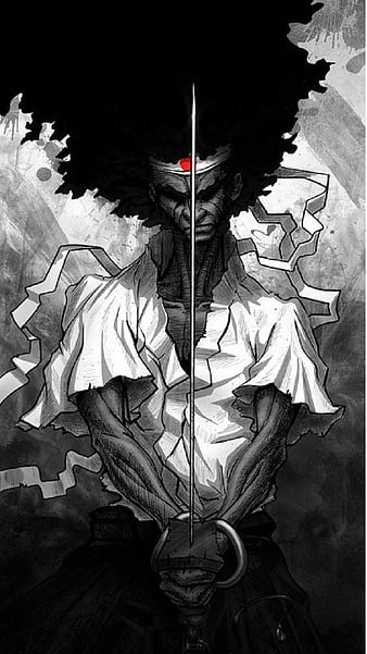 HD wallpaper Afro Samurai one person smoke  physical structure arts  culture and entertainment  Wallpaper Flare
