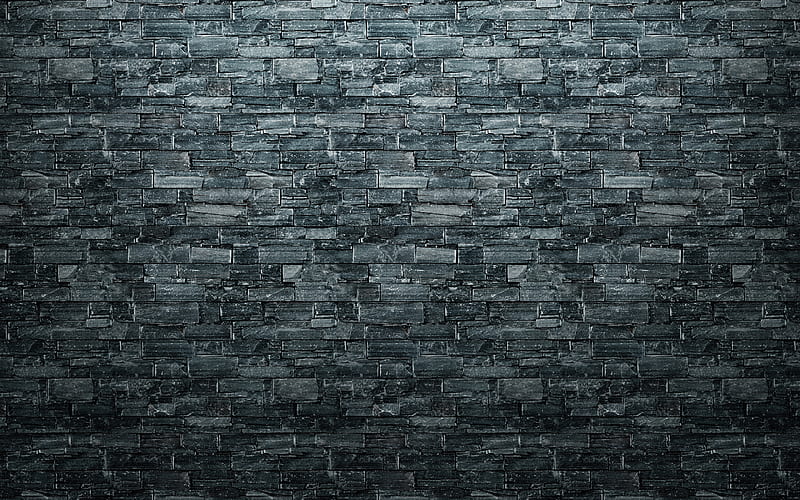 gray brickwall, gray bricks background, bricks textures, 3D textures, brick wall, bricks background, gray stone background, bricks, gray bricks, HD wallpaper