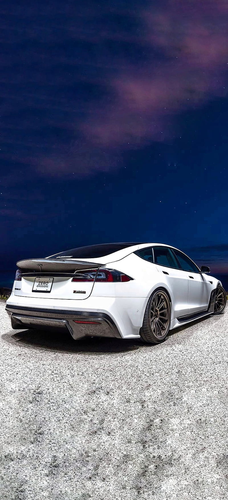 Tesla S-APEX, apex, carbonfiber, fast, ludicrous, model s, p100d, supercar, unplugged performance, HD phone wallpaper