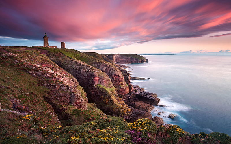 French Emerald Coast Lighthouse 2020 Bing, HD wallpaper