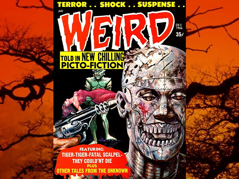 Weird Comic01, classic comics, Weird Comic, horror, halloween, HD wallpaper