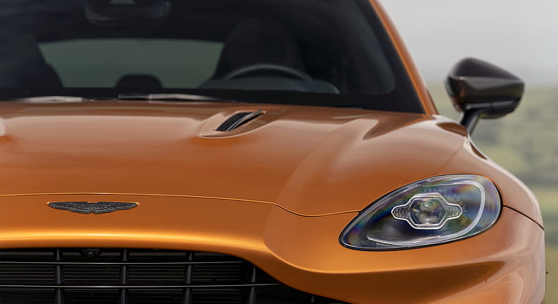 2021 Aston Martin DBX Golden Saffron - Headlight , car, HD wallpaper