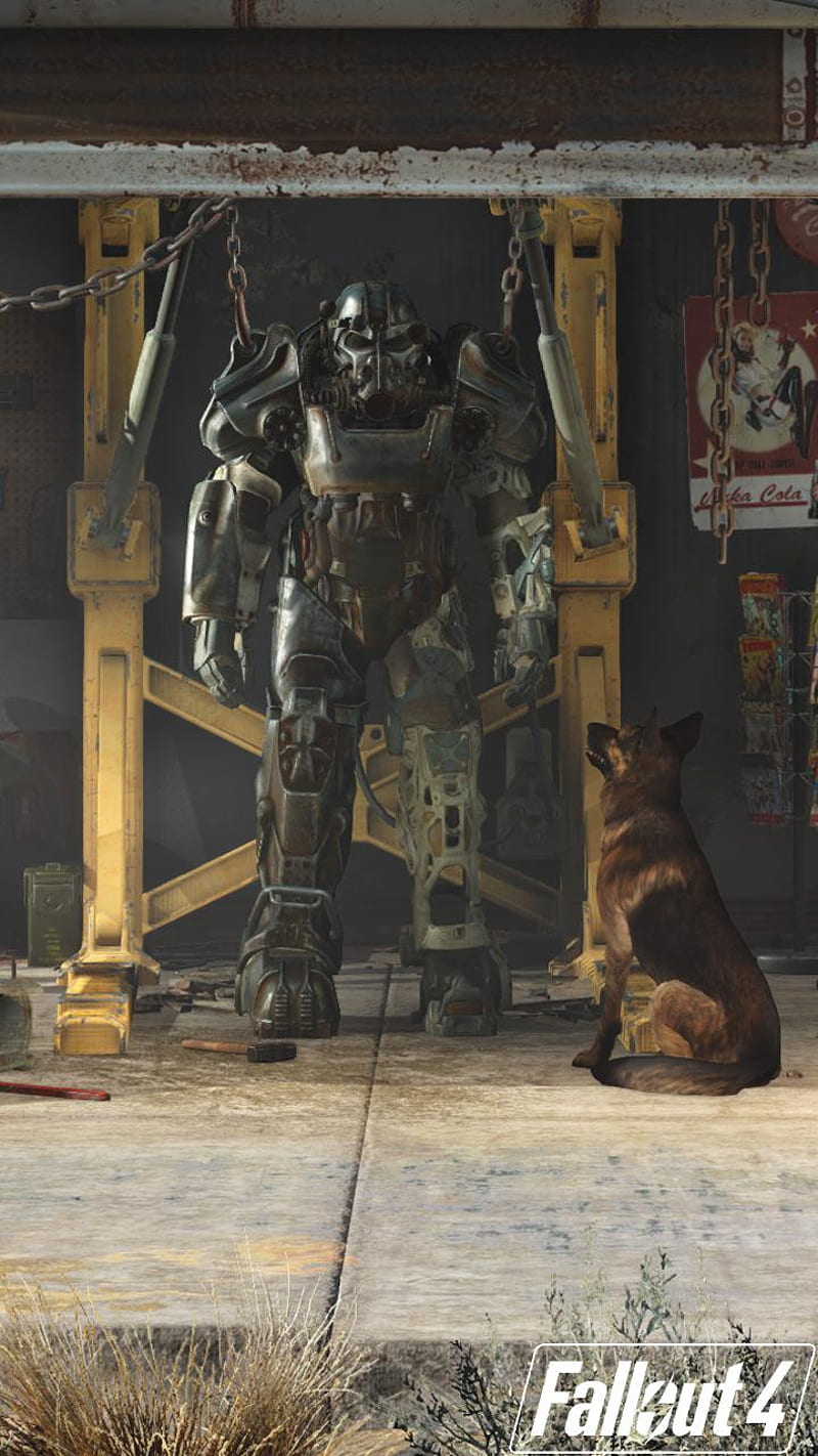 Fallout 4, power armor, HD phone wallpaper