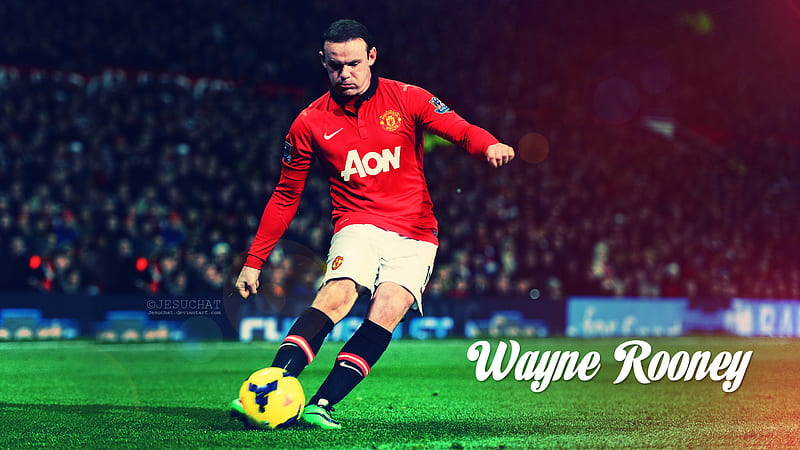 Download Wayne Rooney Football Jersey Wallpaper