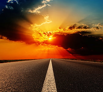Highway, clouds, desert, way, new, nice, road, sky, HD wallpaper | Peakpx