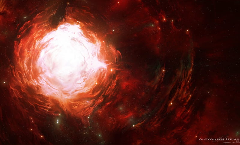 alcyoneus nebula, awsome nebula, prety, HD wallpaper