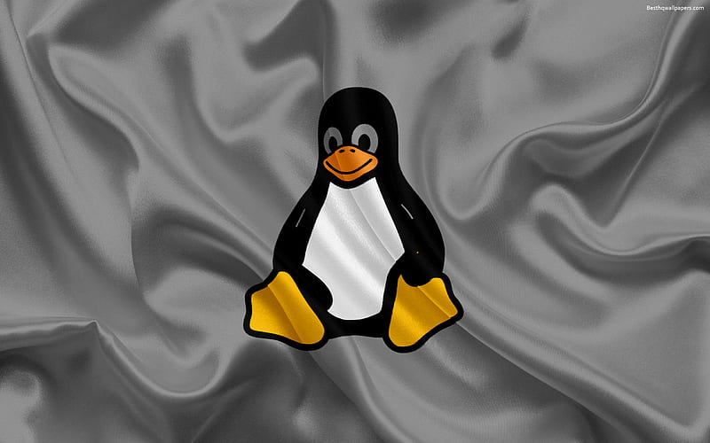 Linux, Penguin, logo, operating system, emblem, HD wallpaper