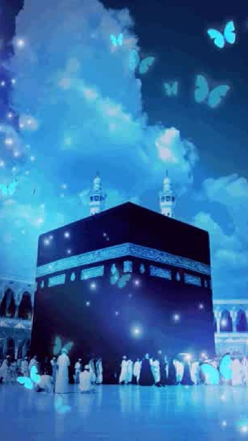Kaaba Shorif, Islam, mosjid, Modina, Islamic, HD phone wallpaper