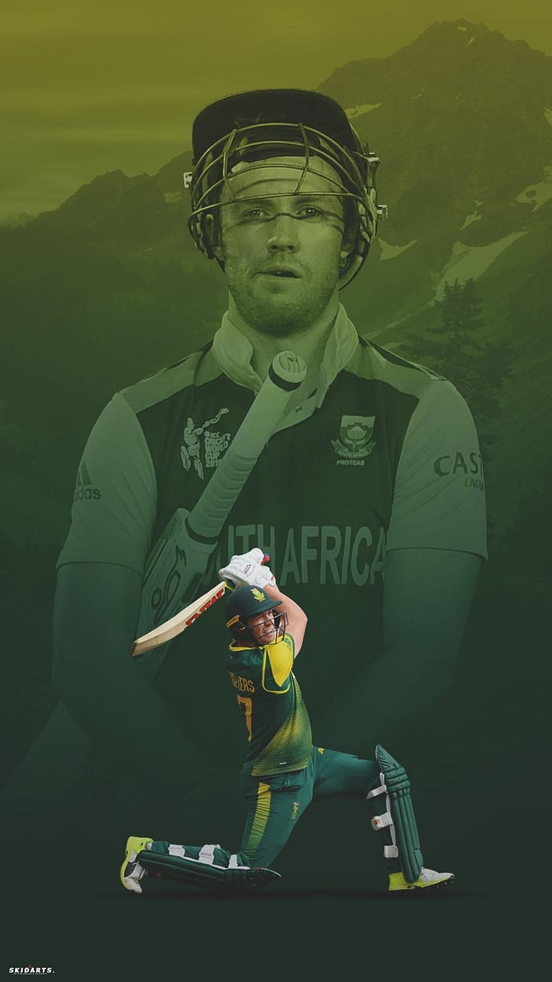 Ab De Villiers, South African Cricketer, mr 360, HD phone wallpaper