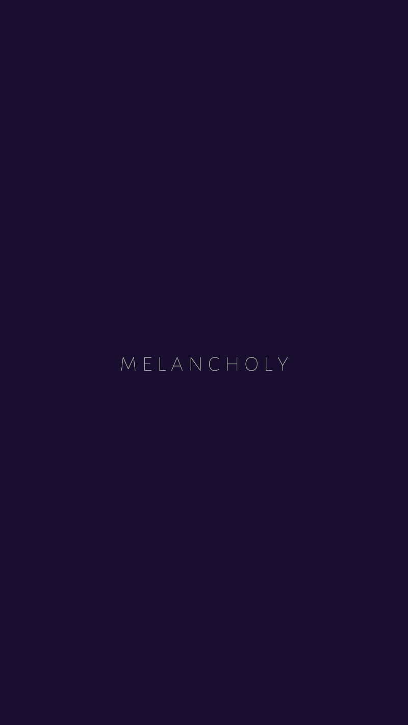 melancholy, minimalism, purple, HD phone wallpaper