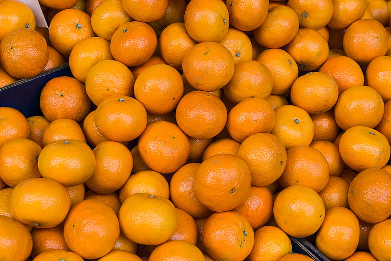 tangerines, orange, citrus, HD wallpaper