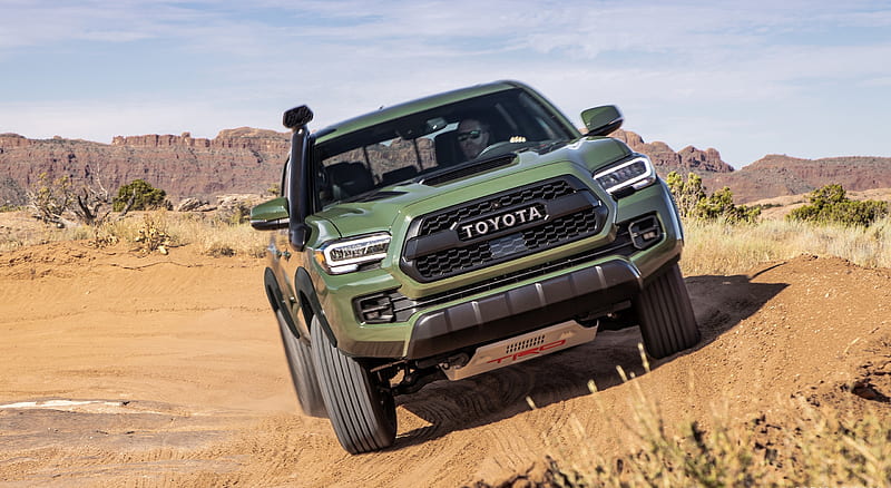 2020 Toyota Tacoma TRD Pro (Color: Army Green) - Front , car, HD wallpaper