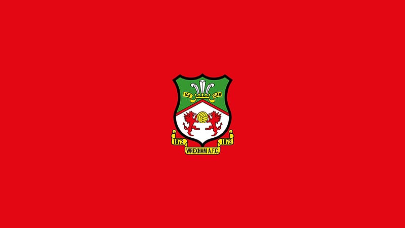 Wrexham A.F.C., wrexham, crest, emblem, logo, HD wallpaper Wrexham A.F.C., wrexham, crest, emblem, logo, HD wallpaper