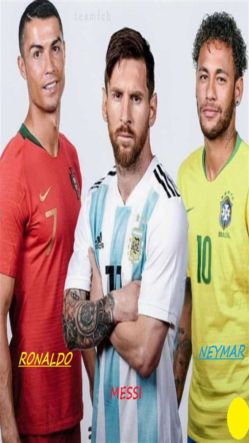 Ronaldo Messi Neymar, adidas, argentina, ball, brazil, messi, neymar, nike, portugal, real, ronaldo, HD phone wallpaper