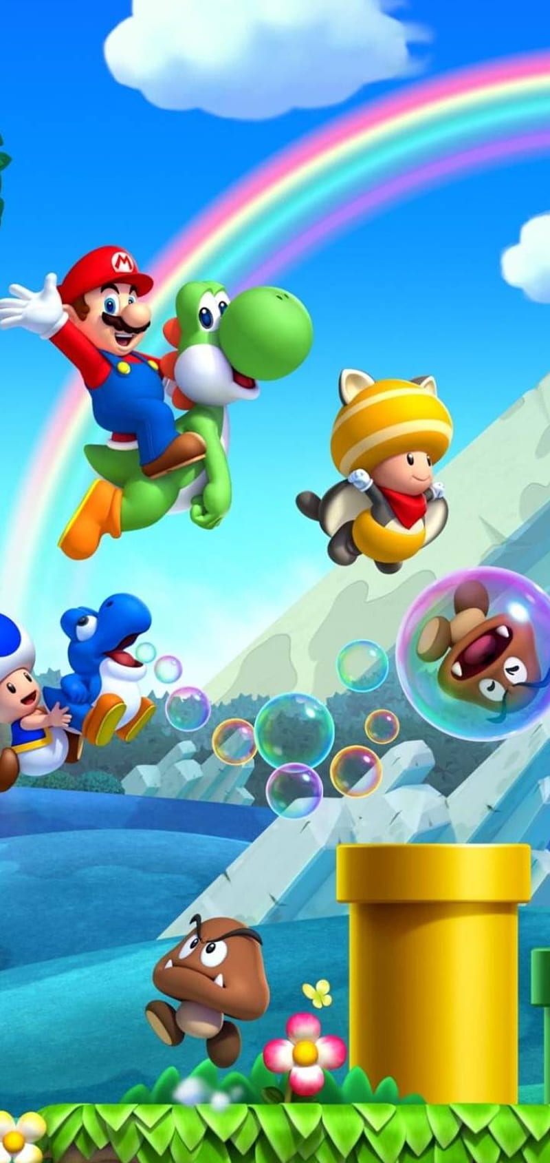 The Super Mario Bros Movie Mushroom 4K Wallpaper iPhone HD Phone 7401j