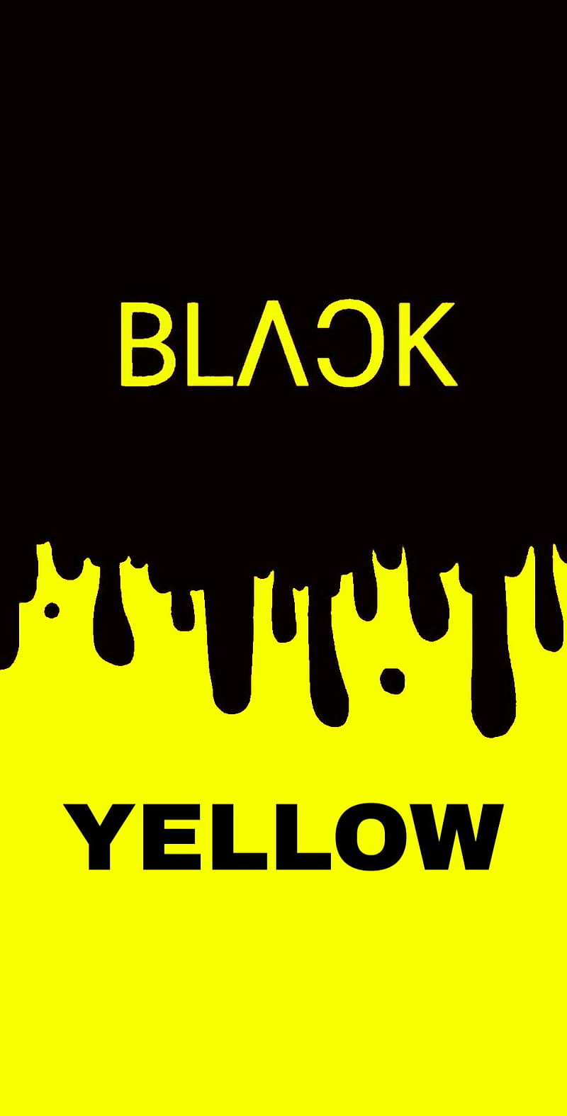Negru galben, galben, negru, HD phone wallpaper