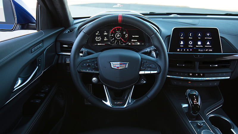 2022 Cadillac CT4-V Blackwing Interior Cars, HD wallpaper