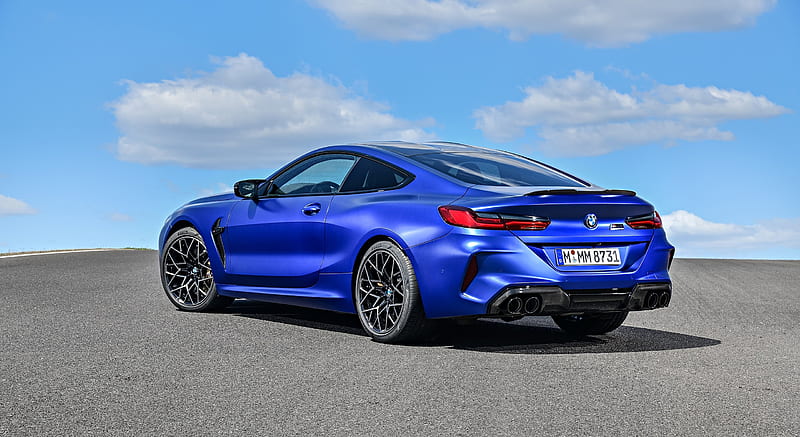 2020 BMW M8 Competition Coupe (Color: Frozen Marina Bay Blue) - Rear ...