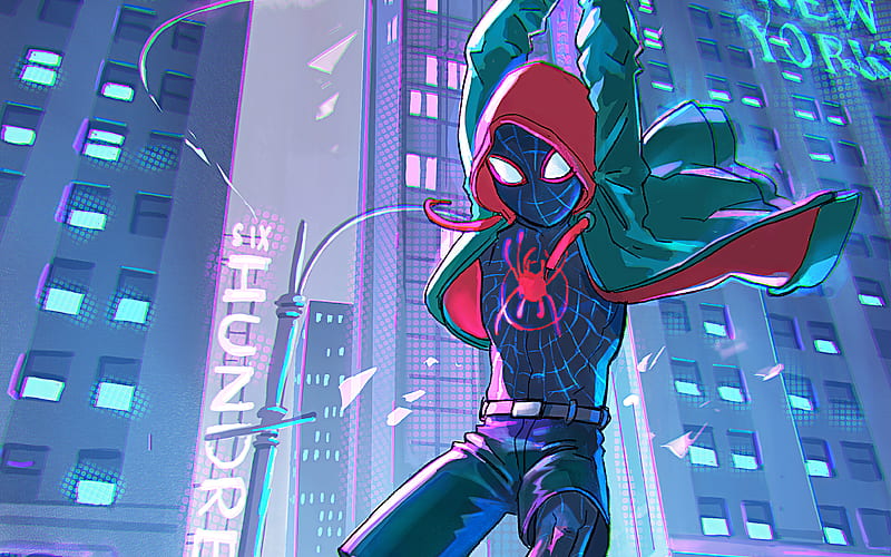 Spiderman Into The Spider Verse 2019, spiderman-into-the-spider-verse, spiderman, movies, superheroes, artwork, artist, digital-art, artstation, HD wallpaper