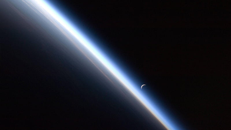 Earth And Moon, earth from space, earth from moon, earth, HD wallpaper