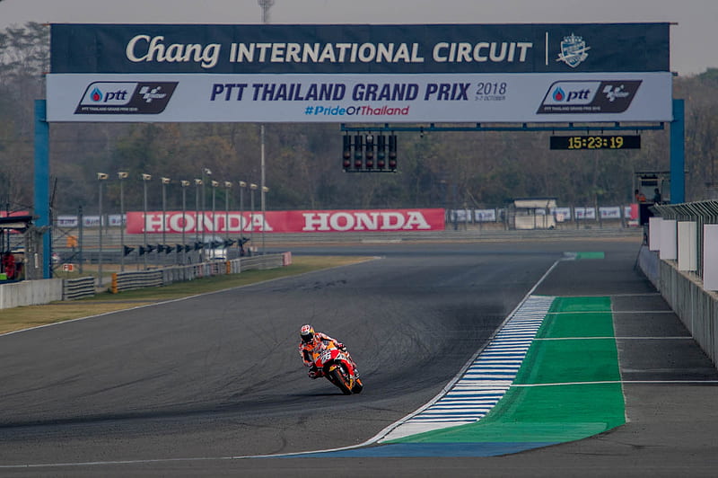 ptt thailand grand prix, thailand, motorcycle, track, prix, race, grand, HD wallpaper