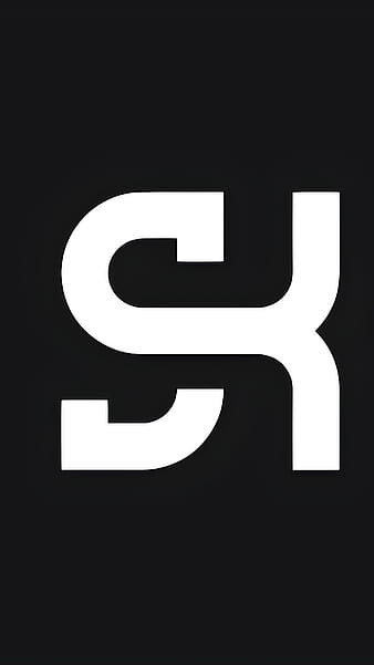 S K Name Ka, Black, S K Letter HD phone wallpaper | Pxfuel