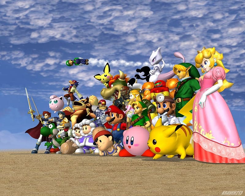 Mario, Link, Pikachu, Video Game, Mewtwo (Pokémon), Zelda, Kirby,  Ganondorf, HD wallpaper | Peakpx