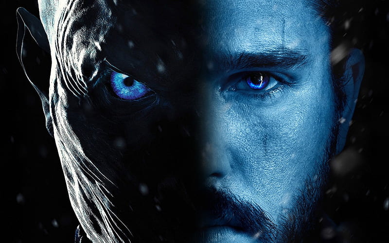 Game of Thrones, Kit Harington, A Song of Ice and Fire, Jon Snow, TV series, White Walkers, HD wallpaper