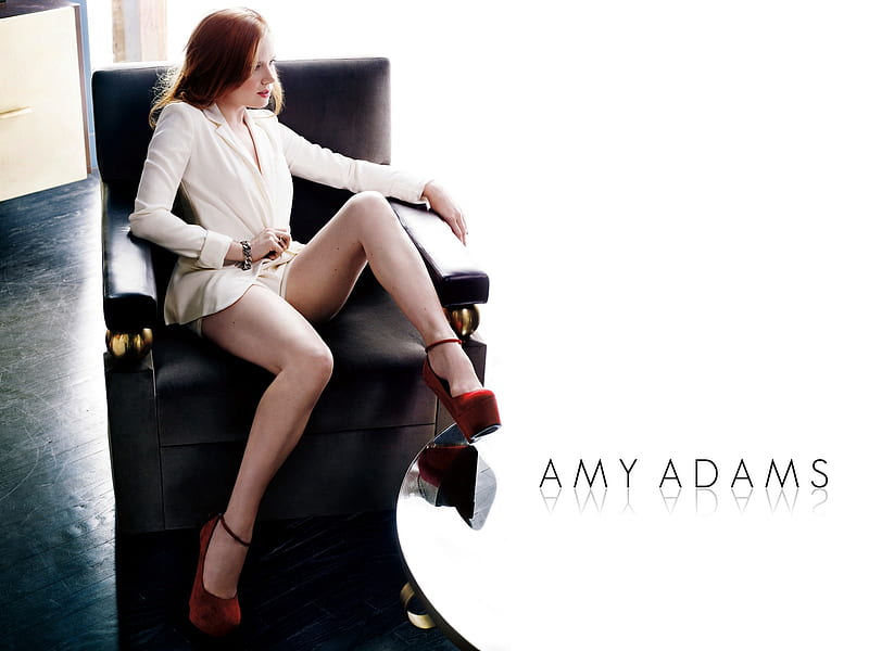 Amy Adams, red, amy, redhead, bonito, woman, hair, adams, hot, face, babe, legs, sexy, heels, lips, girl, lady, eyes, HD wallpaper