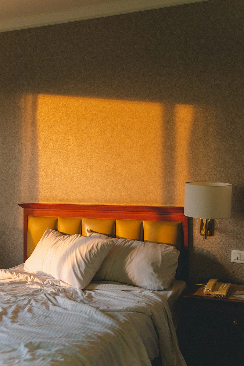 bed, pillows, interior, aesthetics, HD phone wallpaper