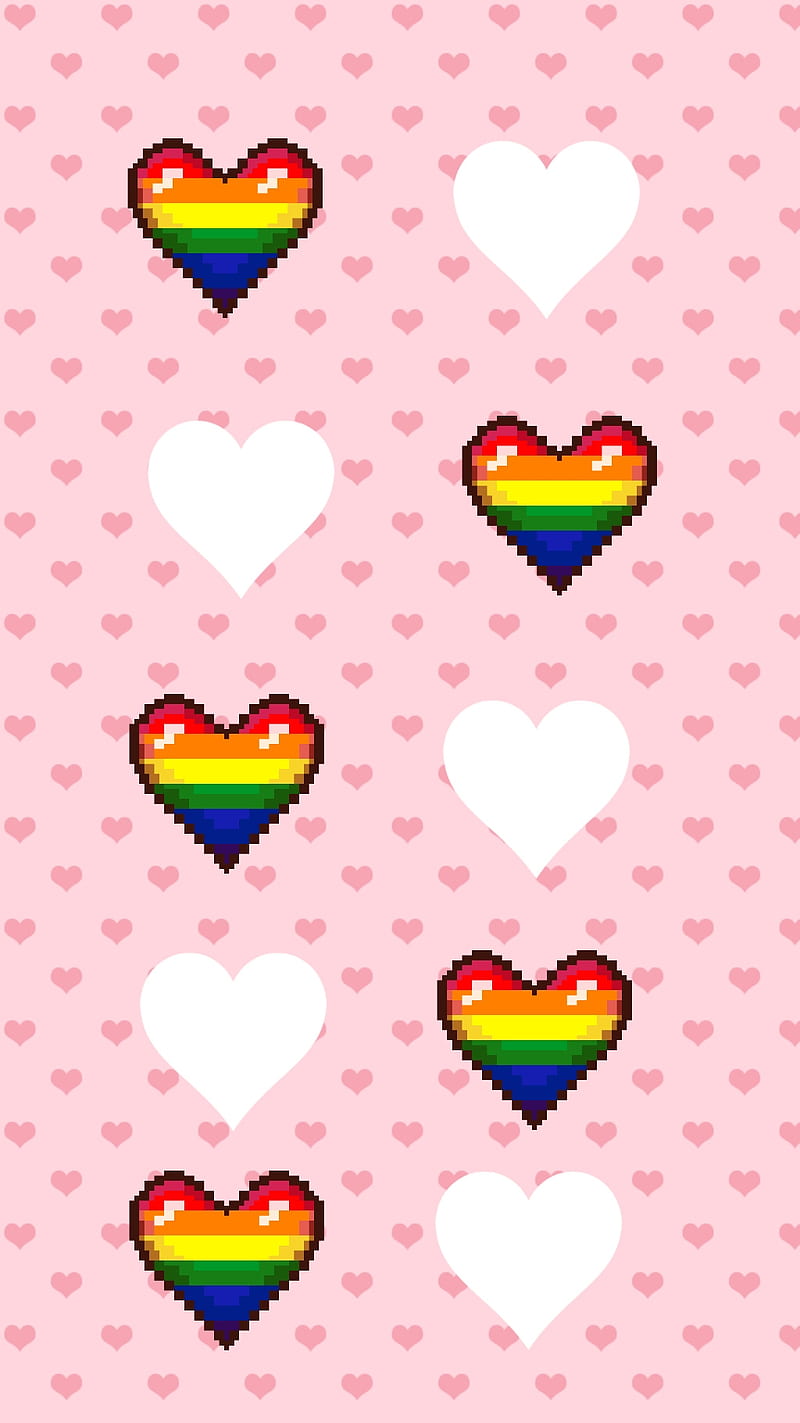 Corazones, heart, tojo, rose, yellow, blue, verde, white, naranja, HD phone wallpaper