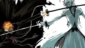 Ulquiorra Cifer, anime, splitting, Bleach, Kurosaki Ichigo, Espada -  wallpaper #63018 (2429x1326px) on