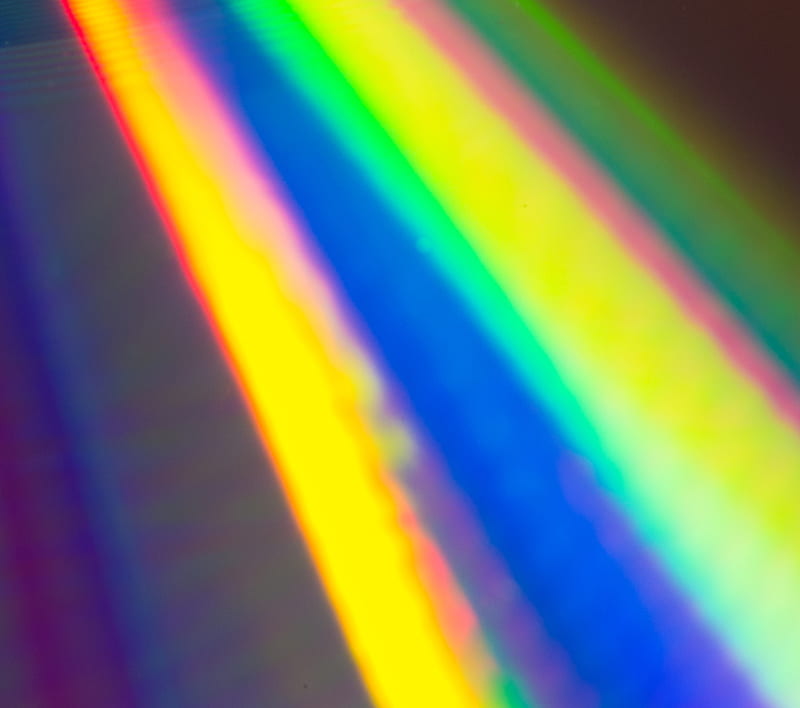 Rainbow 6, abstract, cd, disc, macro, optical, prism, rainbow, HD wallpaper