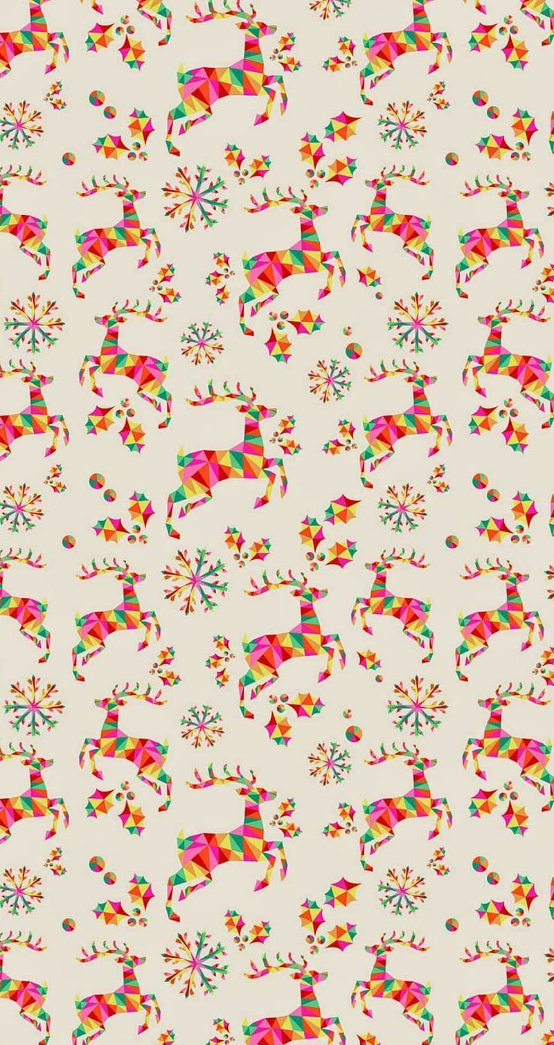 Boho Christmas Fabric Wallpaper and Home Decor  Spoonflower