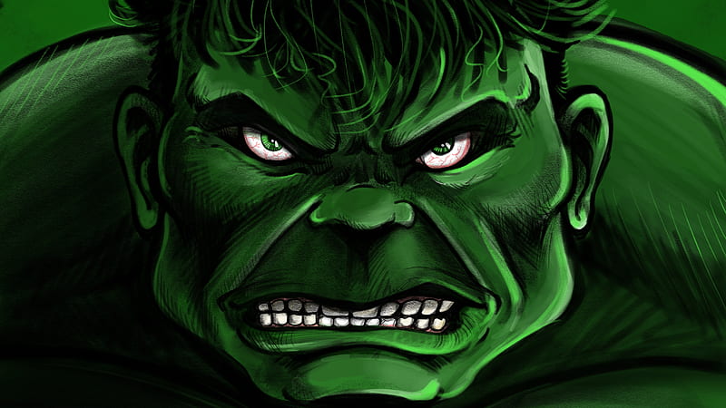 Angry Hulk , hulk, superheroes, behance, HD wallpaper